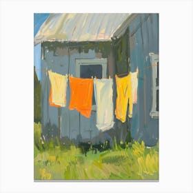 Laundry Line 2 Canvas Print