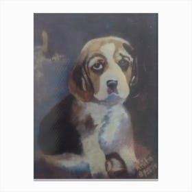Beagle Painting Canvas Print
