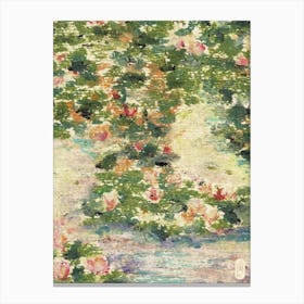 Homage To Monet's Waterlillies Canvas Print