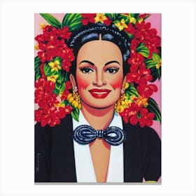 Carmen Miranda Illustration Movies Canvas Print