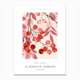 Cranberries Le Marche Fermier Poster 2 Canvas Print