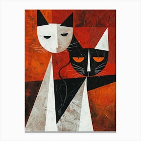 Two Cats 8 Canvas Print