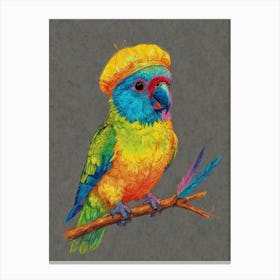 Rainbow Parrot 2 Canvas Print