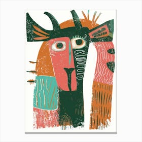 Goat Head 3 Canvas Print