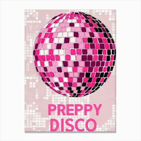 Preppy Disco Canvas Print