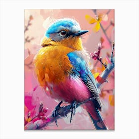 Colorful Bird 19 Canvas Print