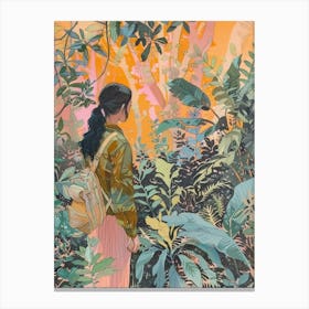 In The Garden Dumbarton Oaks Usa Canvas Print