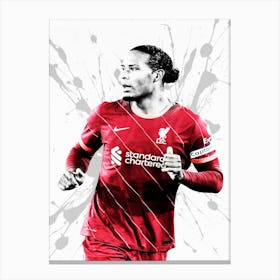 Virgil Van Dijk 1 Canvas Print