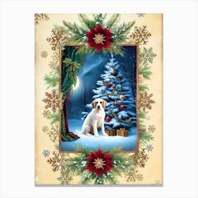 Christmas Dog 1 Canvas Print