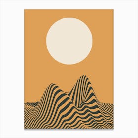Desert Sand Wave Canvas Print