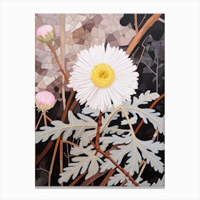 Flower Illustration Asters 5 Canvas Print