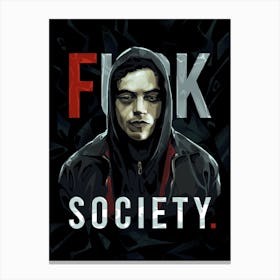 Mr Robot Canvas Print