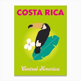 Costa Rica Central America Travel Print Canvas Print