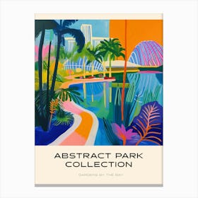 Abstract Park Collection Poster Gardens By The Bay Singapore 2 Canvas Print