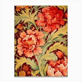 Wallpaper Floral Pattern 4 Canvas Print