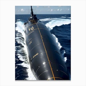 Submarine-Reimagined 2 Canvas Print