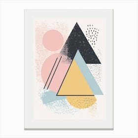 Abstract Triangles 5 Canvas Print