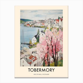 Tobermory (Isle Of Mull, Scotland) Painting 3 Travel Poster Canvas Print