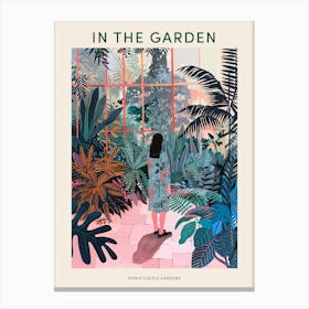 In The Garden Poster Powis Castle Gardens United Kingdom Canvas Print
