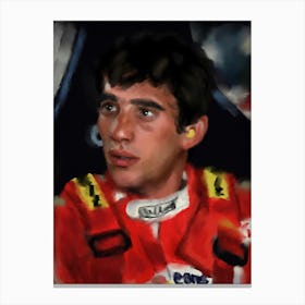 Ayrton Senna Canvas Print