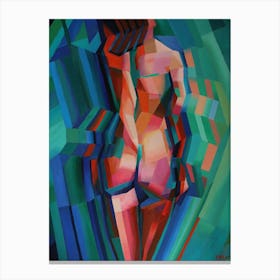 Cubist Nude 02 (2013) Canvas Print