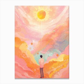 Man In The Sky Canvas Print