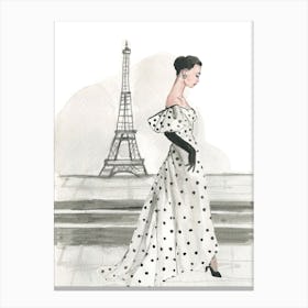 Spotted In Paris Canvas Print