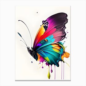 Pouredbutterfly Canvas Print