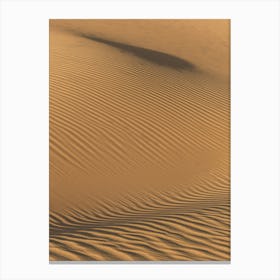 Pattern Of Sand In The Sahara Canvas Print