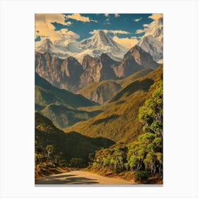 Amboró National Park Bolivia Vintage Poster Canvas Print