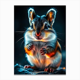 Wild Animal Creative Portrait 73 Canvas Print