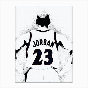 Michael Jordan Washington Wizards 7 Canvas Print