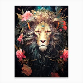 Lion Art 1 Canvas Print