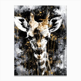 Giraffe Head 4 Canvas Print