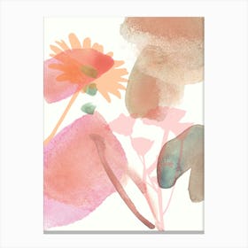 Watercolor Flowers 33 Canvas Print