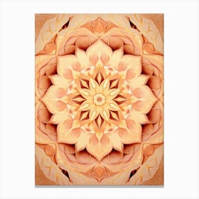 Symmetrical Mandalas Geometric Illustration 25 Canvas Print