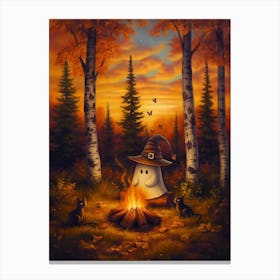 Ghost In The Woods 8 Canvas Print