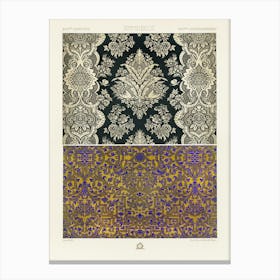 17th Century Pattern, Albert Racine 3 Canvas Print