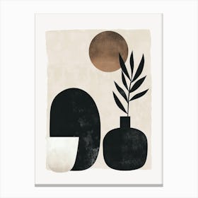 Dresden Stone Park Bauhaus Minimalist Canvas Print