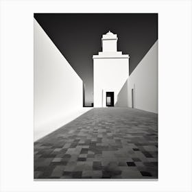 Faro, Portugal, Photography In Black And White 4 Canvas Print