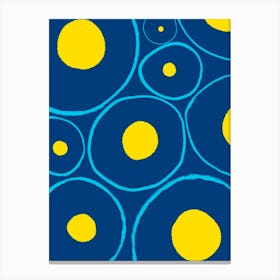 Circles in space Canvas Print