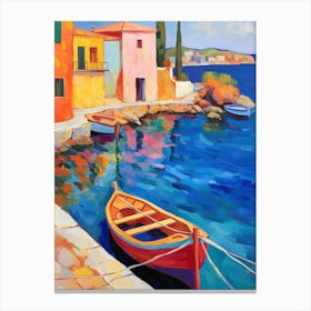 Crete Greece 2 Fauvist Painting Canvas Print