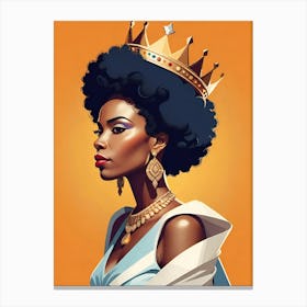 Afro Queen Canvas Print