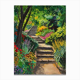 Postman S Park London Parks Garden 3 Painting Canvas Print