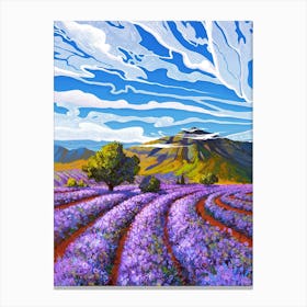 Lavender Field Canvas Print