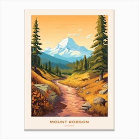 Mount Robson Provincial Park Canada 2 Hike Poster Canvas Print