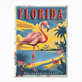 Florida The Sunshine State Canvas Print