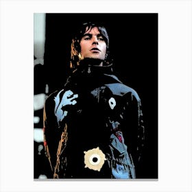 liam gallagher oasis britpop music band 4 Canvas Print