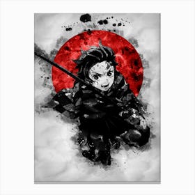 Tanjiro Kamado Demon Slayer 2 Canvas Print