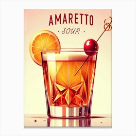 Amaretto Sour 8 Canvas Print